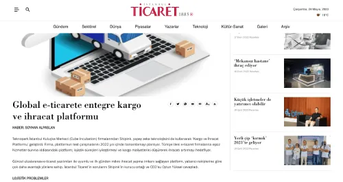 Global e-ticarete entegre kargo ve ihracat platformu