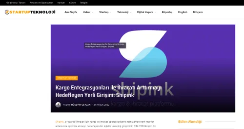 Kargo Entegrasyonları ile İhracatı Arttırmayı Hedefleyen Yerli Girişim: Shipink